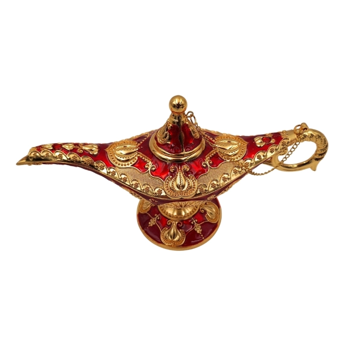 Lampa Alladyna LAR – Orientalna Dekoracja Czerwono-Złota